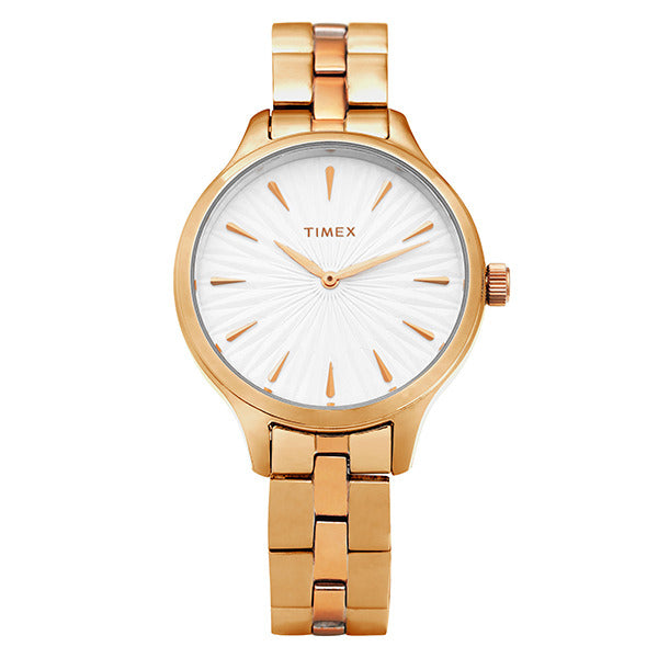 Timex TW2V06300VP City Pattern Women's Metal Watch