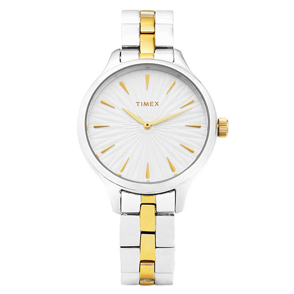 Timex TW2V06500VP City Pattern Women's Metal Watch