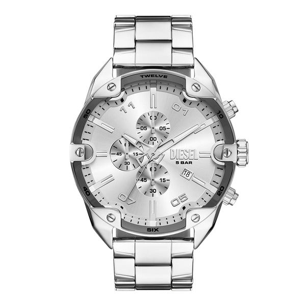 Official Diesel DZ4677 (Spiked) Spike Chronograph Men's Metal Watch
