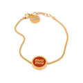 Lafirma Miu Miu enamel metal bracelet 5IB632 2F6T F0033