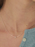 SaintScott Silver 925 Mini Dot Silver Ball Necklace STJ-NA1719WG