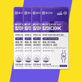 [Jonggeun Dang Health] 12-month supply Jonggeun Dang Project 365 Kalmaidia K 1100mg x 180 tablets 4 