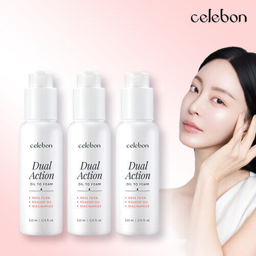 "Free Shipping [Serbon] (Serbon) Dual Action Oil to Foam Cleanser 110ml x 3 pcs"