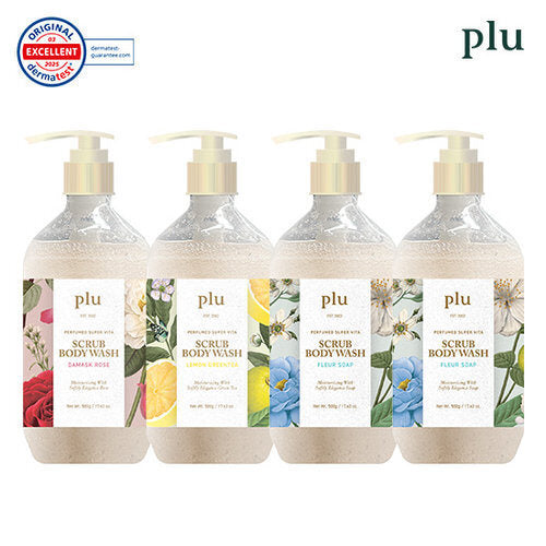 Flu Super Vita Scrub Body Wash 500g 4 kinds 737131