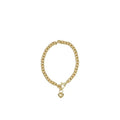 Lafirma Humanmade Heart Silver Bracelet HM29GD070 Gold