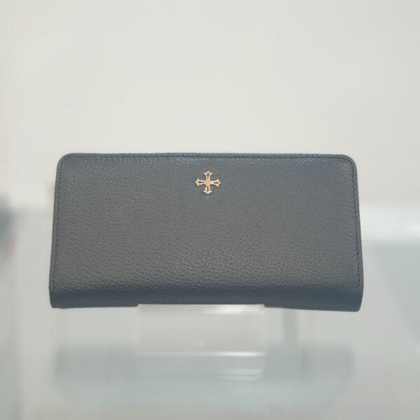 Moncroce Logo Embellished Slim Long Wallet AW8055BP