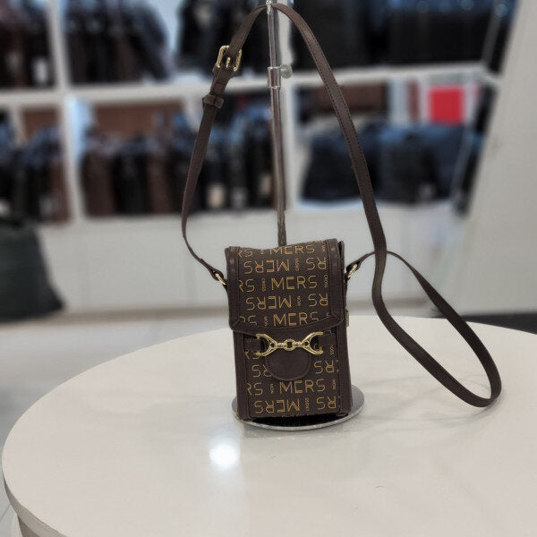Moncroce Jagged Gold Decoration Mini Crossbody Bag AWH2023BP