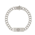 Tandy Signature Pendant Link Chain Bracelet TDB504S Silver