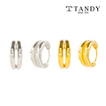 Tandy Tandie Silver925 One Touch Ring Earrings TDE303 2 Choices Pick 1