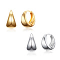TANDY bold waterdrop one-touch silver 925 earings TDE306 2 choices pick 1