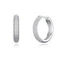 Tandy luxury zirconia cubic silver earings TDE307 925 silver